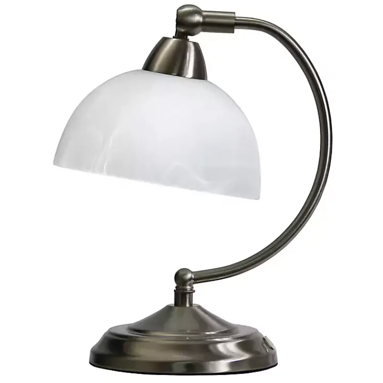 Kirklands Home Modern Mini Banker's Desk Lamp New