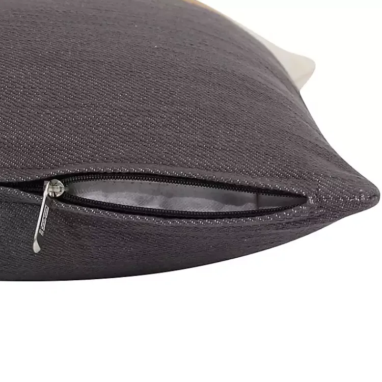 Pillows>Kirklands Home Modern Neutral Stripe Pillow