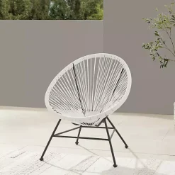 Kirklands Home Modern Wicker 3-pc. Outdoor Patio Set White Best