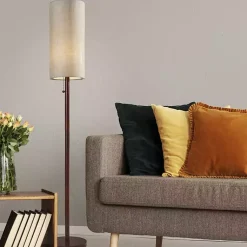 Kirklands Home Modern Wood Emma Floor Lamp Tan Online