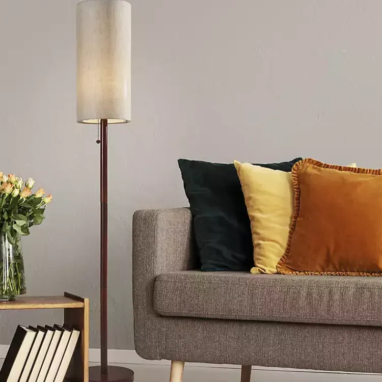Kirklands Home Modern Wood Emma Floor Lamp Tan Online