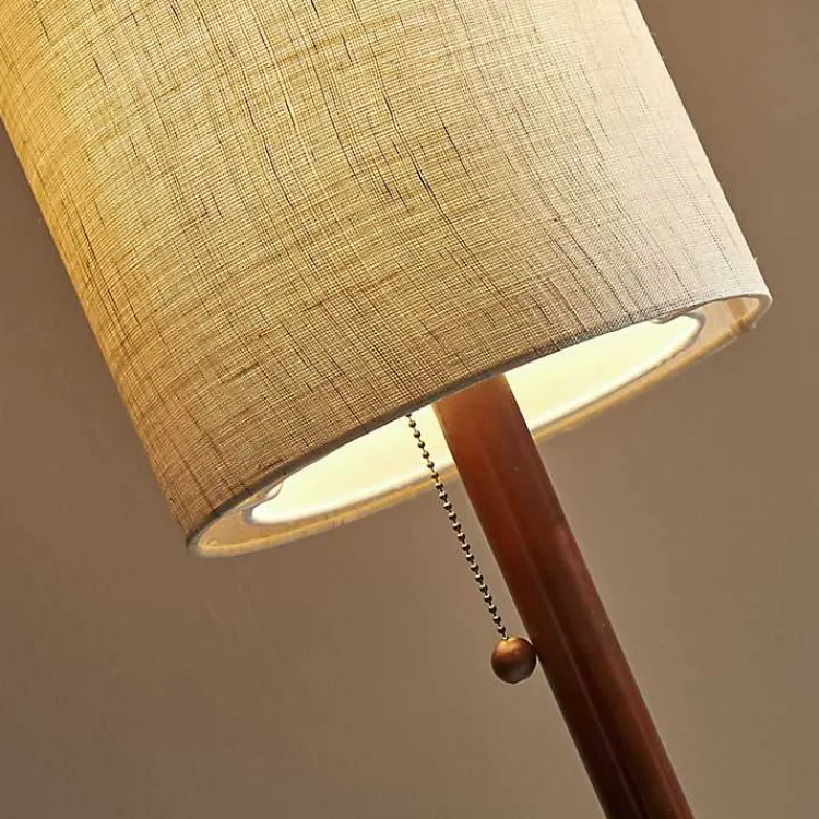 Kirklands Home Modern Wood Emma Floor Lamp Tan Online
