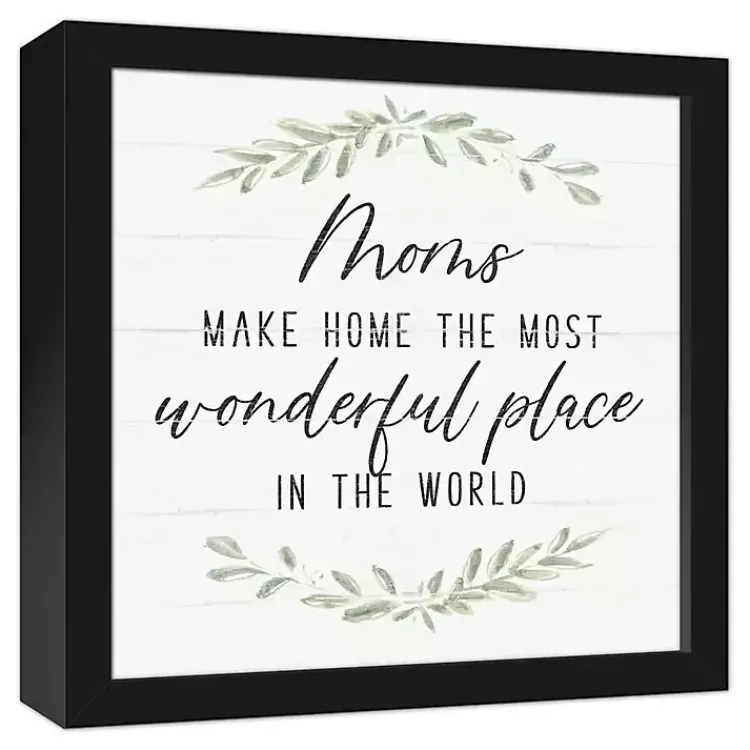 Kirklands Home Mom Make Home Wonderful Framed Canvas Print Sale