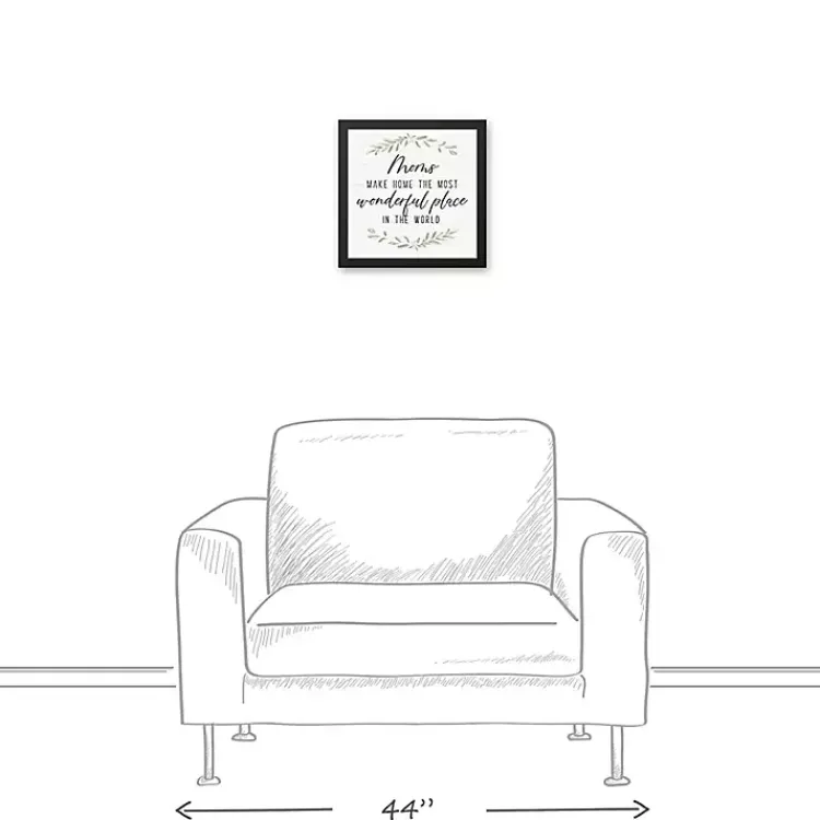 Kirklands Home Mom Make Home Wonderful Framed Canvas Print Sale