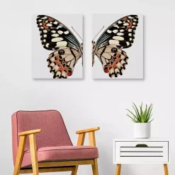 Kirklands Home Monarch Butterfly I & II Canvas Prints, Set of 2 Discount