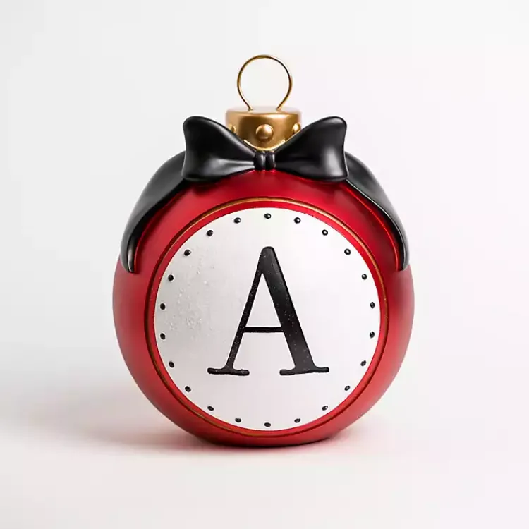 Monogram Seasonal Decor>Kirklands Home Monogram A Outdoor Christmas Ornament