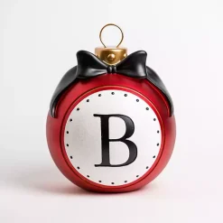 Monogram Seasonal Decor>Kirklands Home Monogram B Outdoor Christmas Ornament
