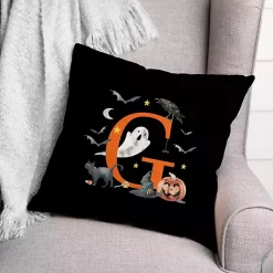 Halloween>Kirklands Home Monogram G Halloween Indoor/Outdoor Pillow