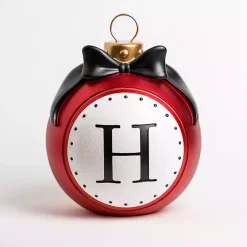 Monogram Seasonal Decor>Kirklands Home Monogram H Outdoor Christmas Ornament