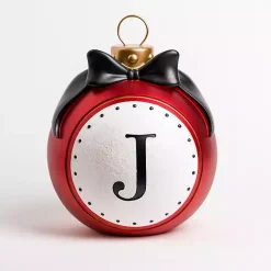 Monogram Seasonal Decor>Kirklands Home Monogram J Outdoor Christmas Ornament