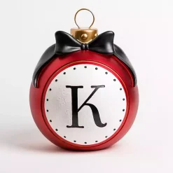 Monogram Seasonal Decor>Kirklands Home Monogram K Outdoor Christmas Ornament