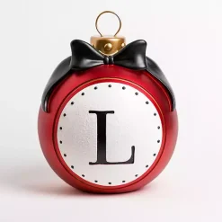 Monogram Seasonal Decor>Kirklands Home Monogram L Outdoor Christmas Ornament