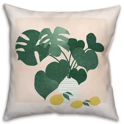 Kirklands Home Monstera and Lemons Outdoor Pillow Online