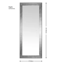 Kirklands Home Montauk LED Full Length Mirror Silver