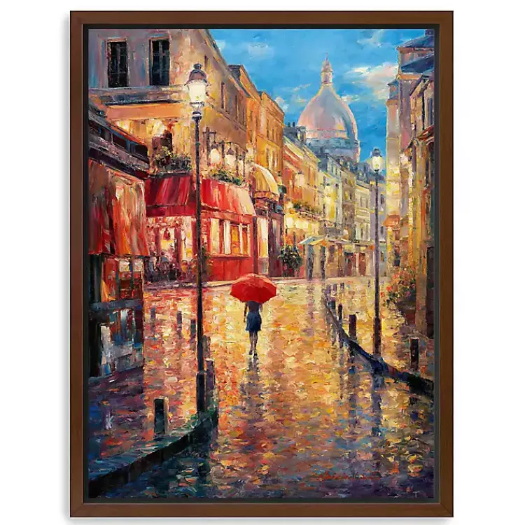 Kirklands Home Montmartre Evening Framed Canvas Art Print Hot