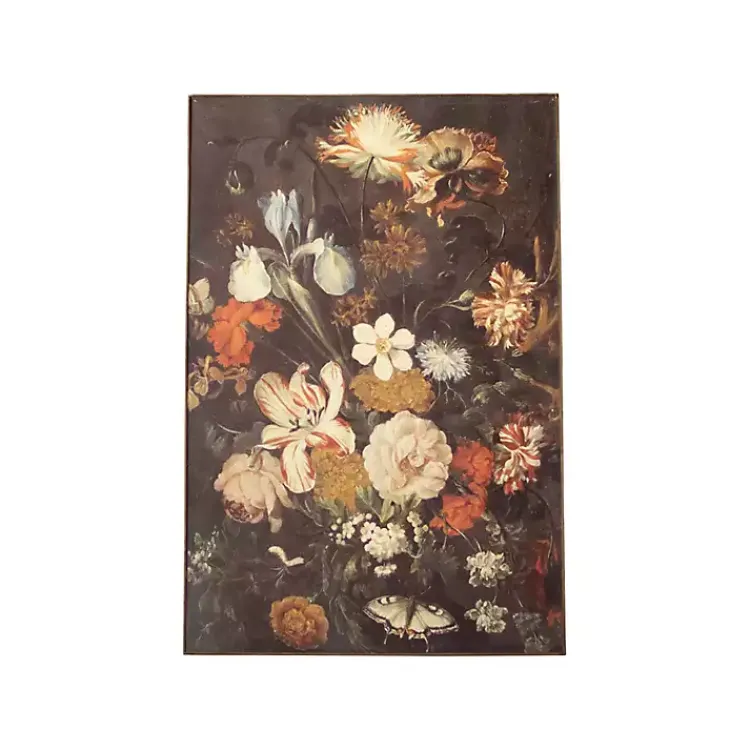 Kirklands Home Moody Mixed Bouquet Canvas Art Print Online