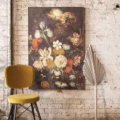 Kirklands Home Moody Mixed Bouquet Canvas Art Print Online