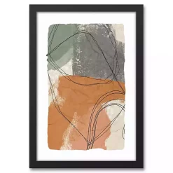 Kirklands Home Moody Toned Abstract Framed Canvas Art Print Multi