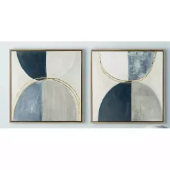 Kirklands Home Moon Phase Framed Canvas Art Print, Set of 2 Best