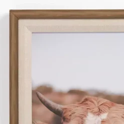 Kirklands Home Moove Over Framed Canvas Art Print Brown Online