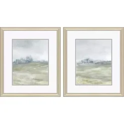 Kirklands Home Morning Mist Framed Canvas Art Prints, Set of 2 Discount