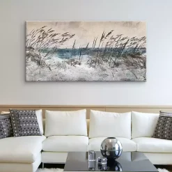 Kirklands Home Morning Sea Grass Light Canvas Art Print Clearance