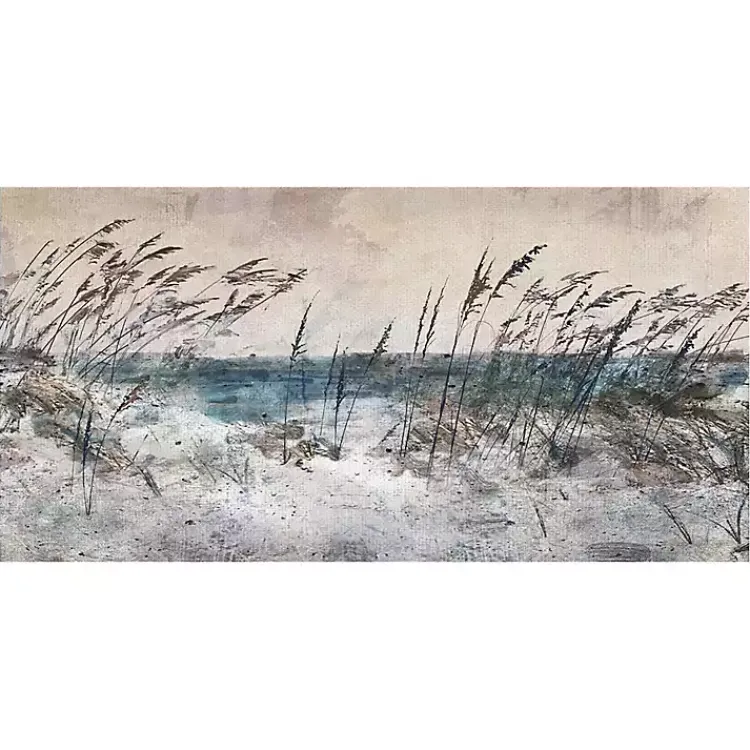 Kirklands Home Morning Sea Grass Light Canvas Art Print Clearance