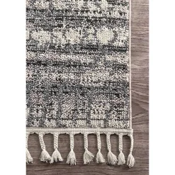 Kirklands Home Moroccan Tassel Area Rug, 5x8 Gray Discount