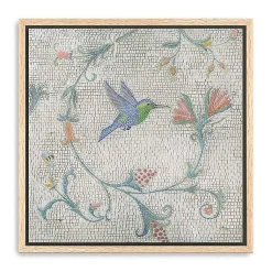 Kirklands Home Mosaic Bird II Framed Canvas Art Print Hot