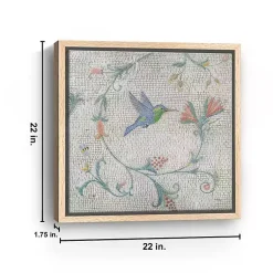 Kirklands Home Mosaic Bird II Framed Canvas Art Print Hot