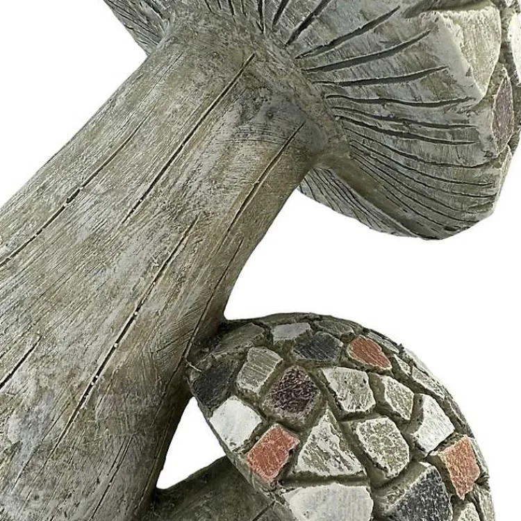 Kirklands Home Mosaic Mushrooms Outdoor Statue Hot