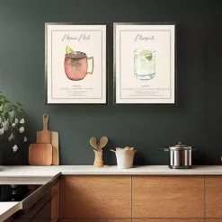 Kirklands Home Moscow Mule Framed Art Print Red