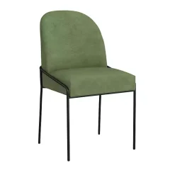 Kirklands Home Moss Velvet Metal Dining Chair Green Online
