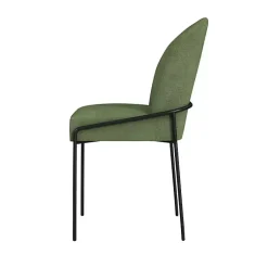 Kirklands Home Moss Velvet Metal Dining Chair Green Online