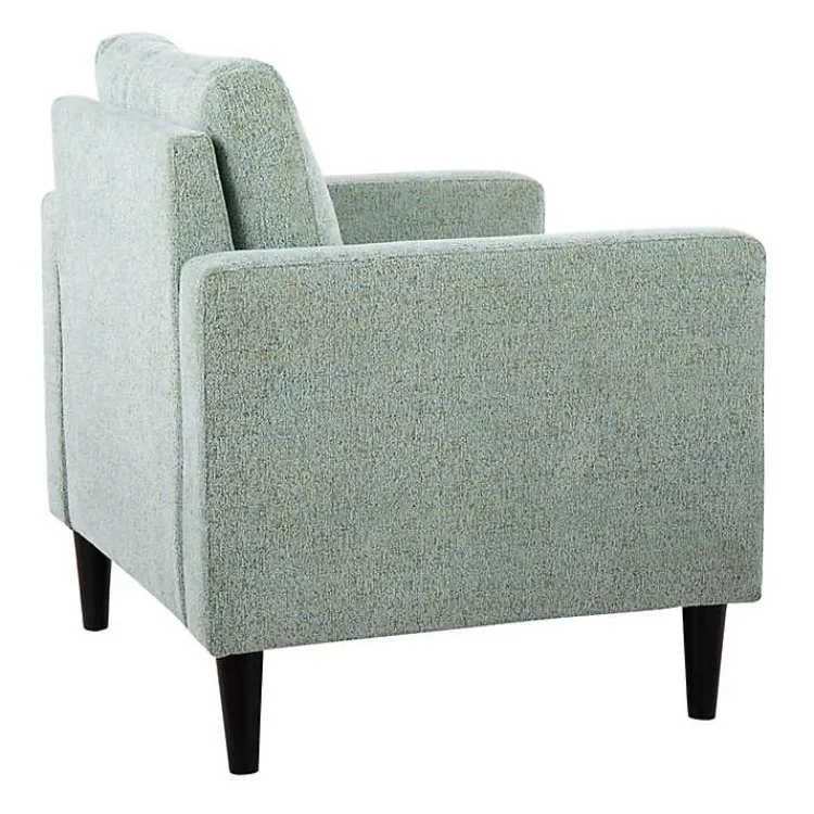 Kirklands Home Mossy Contemporary Upholstered Accent Chair Green