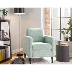 Kirklands Home Mossy Contemporary Upholstered Accent Chair Green