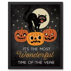 Halloween>Kirklands Home Most Wonderful Time Halloween Plaque