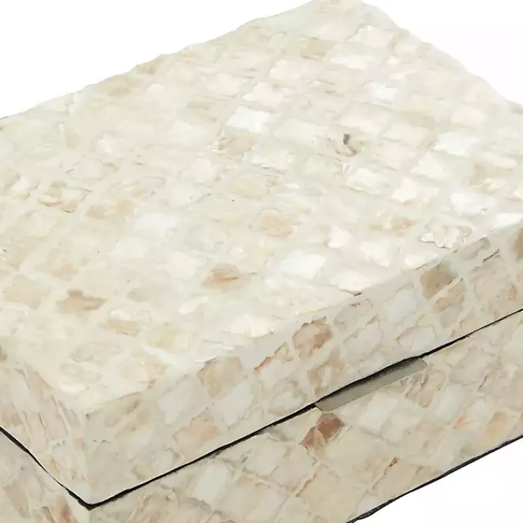 Baskets & Boxes>Kirklands Home Mother of Pearl 2-pc. Box Set