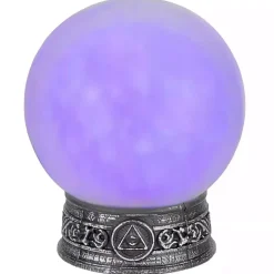 Halloween>Kirklands Home Motion Activated Crystal Ball Halloween Décor Gray