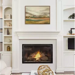 Kirklands Home Mountainscape Framed Canvas Art Print Multi Outlet