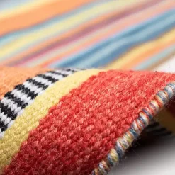 Kirklands Home Multi Dhurri Stripe Indoor/Outdoor Area Rug, 5x7 Sale