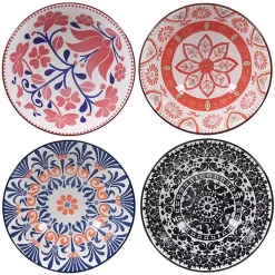 Kirklands Home Patterned Ceramic 8-pc. Bowl Set Multi Clearance