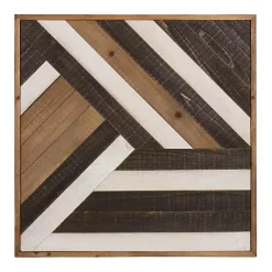 Kirklands Home Multicolor Ballez Shiplap Wood Wall Plaque New