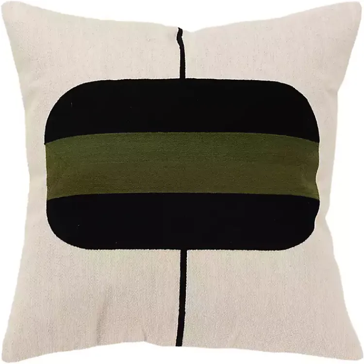 Pillows>Kirklands Home Multicolor Block Pillow