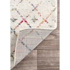 Kirklands Home color Blythe Moroccan Area Rug, 8x10 Multi New