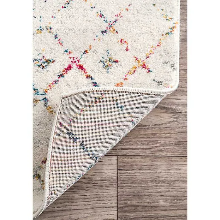 Kirklands Home color Blythe Moroccan Area Rug, 8x10 Multi New