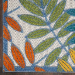 Kirklands Home color Botanical Outdoor Area Rug, 6x9 Multi Discount