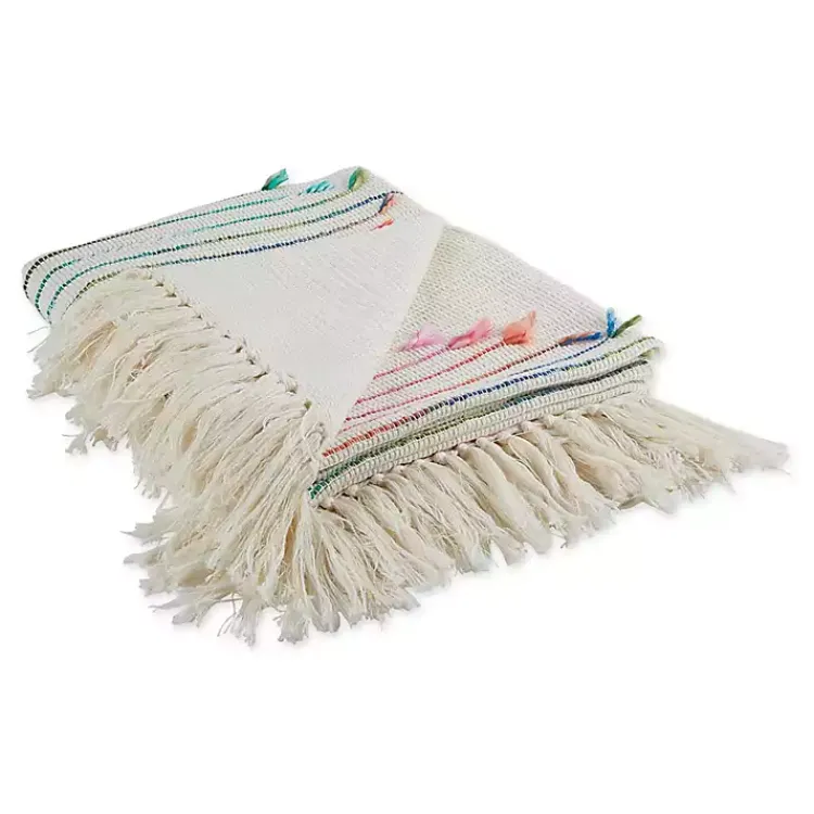 Blankets & Throws>Kirklands Home color Diamond Cut Throw Multi