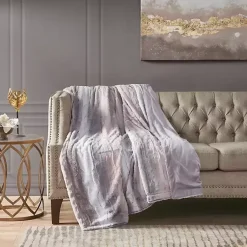 Blankets & Throws>Kirklands Home color Faux Fur Oversized Throw Blanket Multi