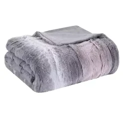 Blankets & Throws>Kirklands Home color Faux Fur Oversized Throw Blanket Multi